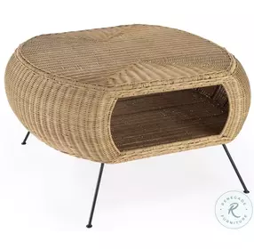 Coralitta Natural Rattan Occasional Table Set