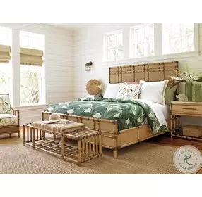 Twin Palms Warm Medium Umber Coco Bay King Panel Bed