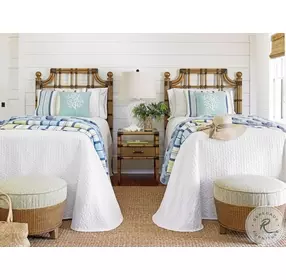 Twin Palms Warm Medium Umber Bayshore Night Table