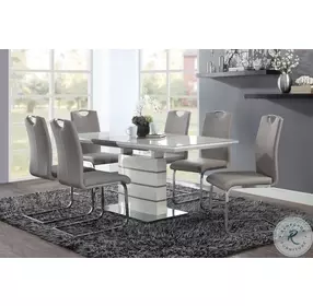 Glissand Gray Side Chair Set of 2