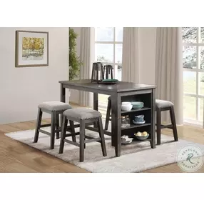 Timbre Gray Counter Height Stool Set Of 2