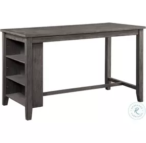 Timbre Wire Brushed Gray Counter Height Dining Room Set