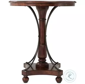 Arrondissement Light Distressing 36" Round Bar Table