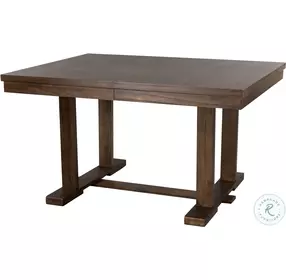 Wieland Light Rustic Brown Extendable Dining Room Set