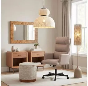 Mirat Brown Rectangular Wall Mirror