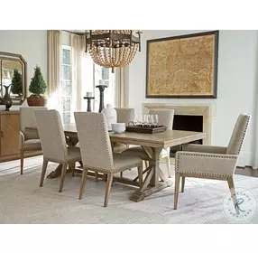 Cypress Point Natural Flax Devereaux Arm Chair