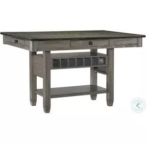 Granby Coffee And Antique Gray Counter Height Dining Room Set