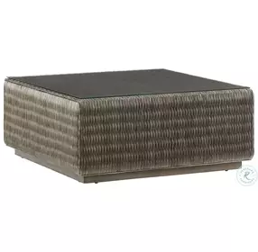 Cypress Point Weathered Driftwood Seawatch Woven Occasional Table Set