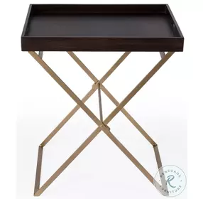 Butler Loft Emma Distressed Multi Cross Leg Tray Table