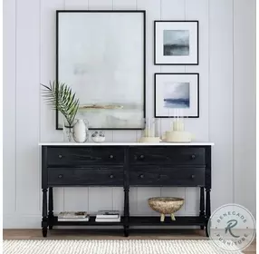 Danielle Washed Black Sideboard