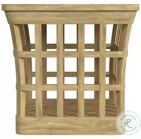 Monhegan neutral Teak Outdoor End Table