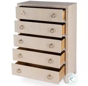 Bar Harbor neutral Raffia Dresser