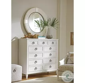 Ocean Breeze Shell White Pinecrest Gentlemans Chest