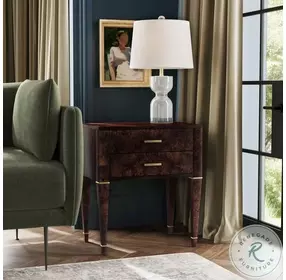 Kai Dark Burl End Table