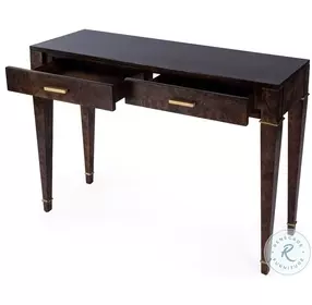 Kai Dark Burl Console Table