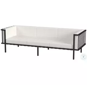 Norway Black And White Outdoor Sofa