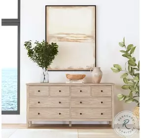 Flagstaff Desert Sand 8 Drawer Dresser