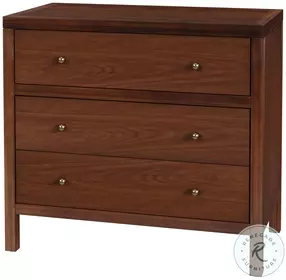 Nora Walnut 3 Drawer Dresser