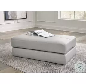 Amiata Glacier Oversized Accent Ottoman