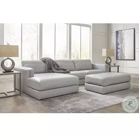 Amiata Glacier Oversized Accent Ottoman
