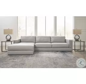 Amiata Glacier 2 Piece Sectional with LAF Chaise