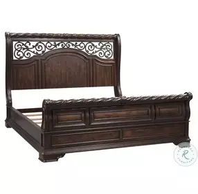 Willow Place Brownstone Sleigh Bedroom Set