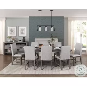 Gresham Gray Extendable Dining Table