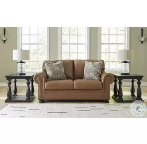 Carianna Caramel Loveseat