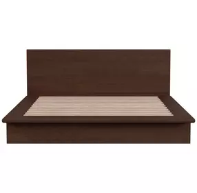 Halmstad Brown King Platform Bed