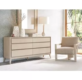 Sunset Key Flanders Tan Upholstered Accent Chair