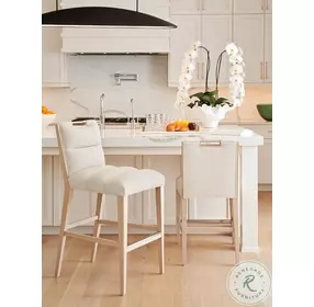 Greer Biscayne Channeled Upholstered Bar Stool