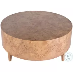 Billie Medium Brown 46" Round Occasional Table Set