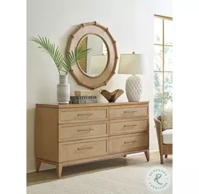 Key Biscayne Light Driftwood Round Cobia Mirror