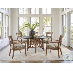 Key Biscayne Light Driftwood Emerald Bay 54" Round Dining Table