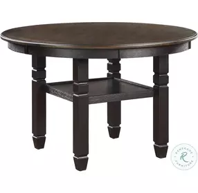 Asher Brown And Black Dining Room Set