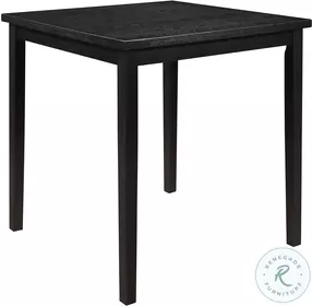 Adina Black Counter Height Dining Room Set
