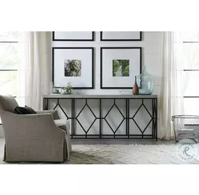 Dolce Vita Gray And Black Console Table