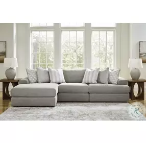 Avaliyah Ash Modular 3 Piece LAF Chaise Sectional