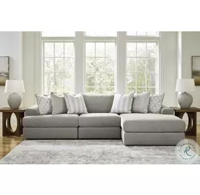 Avaliyah Ash Modular 3 Piece RAF Chaise Sectional