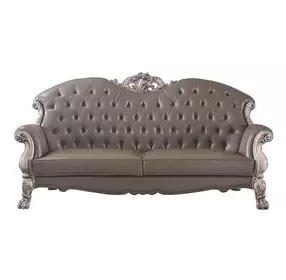 Dresden Gray Living Room Set with Nailhead Trim