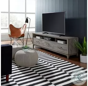 Mercury Driftwood Gray 76" TV Console