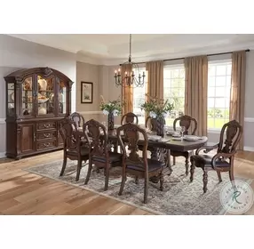 Bergen Dark Oak Extendable Dining Table