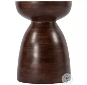 Hayes Brown Round Side Table