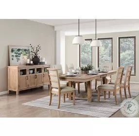 Aberdeen Distressed Light Oak Server