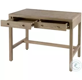Nora Light Oak 2 Drawer Writing Desk