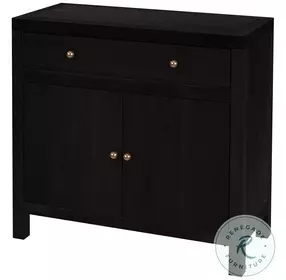 Nora Antique Coffee Accent Storage Cabinet