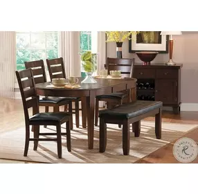 Ameillia Dark Oak 48" Bench