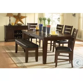 Ameillia Dark Oak Extendable Dining Table