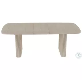Reba Natural White Wash Extendable Dining Room Set