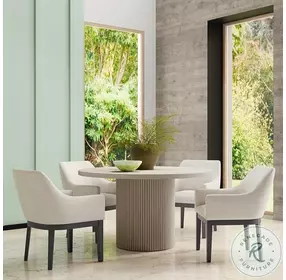 Reba Natural White Wash Dining Table